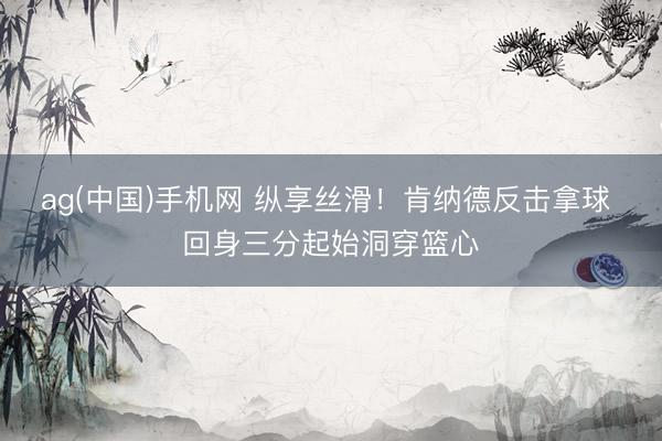 ag(中国)手机网 纵享丝滑！肯纳德反击拿球 回身三分起始洞穿篮心