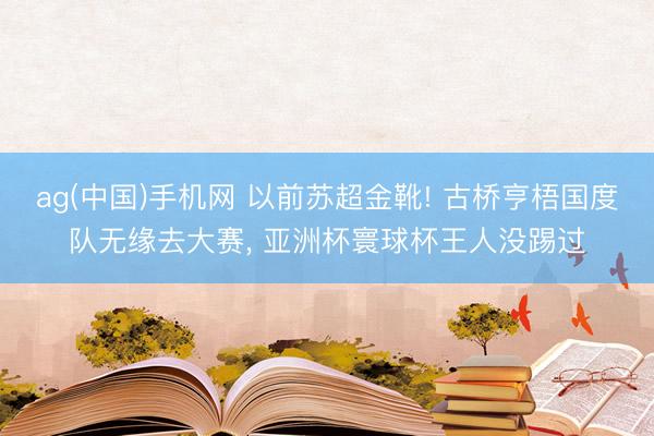 ag(中国)手机网 以前苏超金靴! 古桥亨梧国度队无缘去大赛， 亚洲杯寰球杯王人没踢过